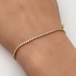 ⁦اسواره ذهب عيار 18 الوزن 2.71 جرام⁩ - الصورة ⁦2⁩