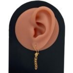 حلق ذهب عيار 21 الوزن 1.65 جرام