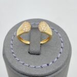 ⁦خاتم ذهب عيار 18 الوزن 2.16 جرام⁩ - الصورة ⁦2⁩