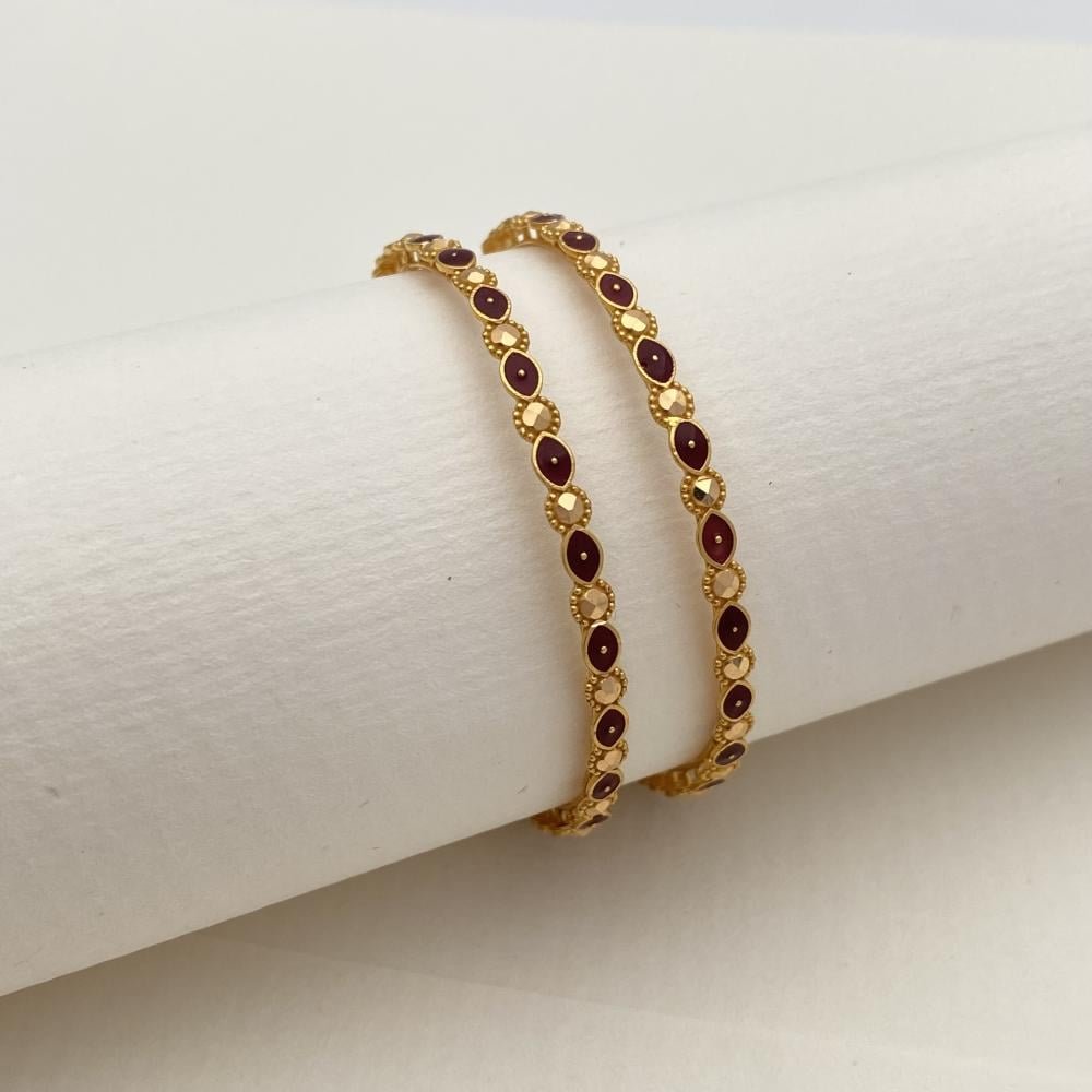 غوايش اطفال ذهب عيار 21 الوزن 4.68 جرام غوايش اطفال ذهب عيار 21 الوزن 4.68 جرام