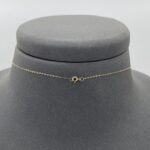 ⁦عقد ذهب عيار 18 الوزن 1.19 جرام⁩ - الصورة ⁦5⁩