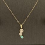 ⁦نصف طقم أطفال ذهب عيار 18 الوزن 2.96 جرام⁩ - الصورة ⁦3⁩