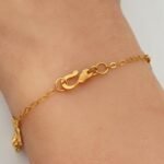 ⁦اسواره ذهب عيار 21 الوزن 3.95 جرام⁩ - الصورة ⁦2⁩