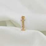 تعليقه حرف l ذهب عيار 21 الوزن 0.67 جرام