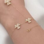 ⁦كف ذهب عيار 18 الوزن 1.6 جرام⁩ - الصورة ⁦2⁩