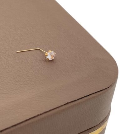 زمام ذهب ابيض عيار 18 الوزن 0.001 جرام