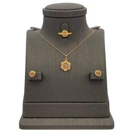 نصف طقم ذهب عيار 21 الوزن 2.98 جرام