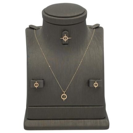 نصف طقم أطفال ذهب عيار 18 الوزن 1.44 جرام