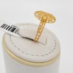 ⁦خاتم ذهب عيار 21 الوزن 1.56 جرام⁩ - الصورة ⁦3⁩