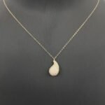 ⁦طقم ذهب دمعة عيار 18 وزن 3.19 جم يشع بالفخامة والرقي⁩ - الصورة ⁦6⁩