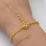 ⁦كف ذهب عيار 21 الوزن 4.13 جرام⁩ - الصورة ⁦2⁩