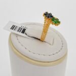 ⁦خاتم ذهب عيار 21 الوزن 2.06 جرام⁩ - الصورة ⁦3⁩