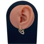 حلق ذهب عيار 18 الوزن 3.75 جرام