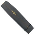 انسيال ذهب عيار 21 وزن 0.89 جم بتصميم فراشة ناعم يفيض أنوثة