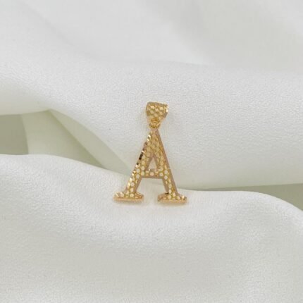 تعلقيه حرف A ذهب عيار 21 -R550020