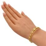 أسوارة هيفاء ذهب عيار 18 الوزن 5.51 جرام