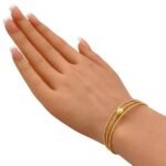 أسوارة هيفاء ذهب عيار 18 الوزن 4.27 جرام