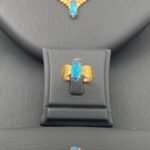 ⁦طقم  جناح الصقر ذهب عيار 21 الوزن 9.01 جرام⁩ - الصورة ⁦4⁩