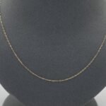 ⁦سلسال ذهب عيار 18 الوزن 0.70 جرام⁩ - الصورة ⁦3⁩