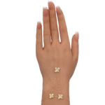 كف ذهب عيار 18 الوزن 1.58 جرام