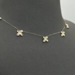 ⁦عقد تشوكر ذهب عيار 18 الوزن 1.78 جرام⁩ - الصورة ⁦4⁩