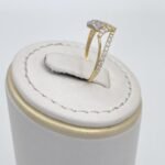 ⁦خاتم ذهب عيار 18 الوزن 0.88 جرام⁩ - الصورة ⁦3⁩