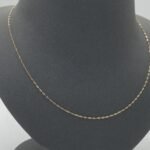 ⁦سلسال ذهب عيار 18 الوزن 1 جرام⁩ - الصورة ⁦2⁩