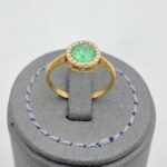 ⁦خاتم ذهب عيار 18 الوزن 1.77 جرام⁩ - الصورة ⁦2⁩