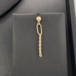 ⁦طقم ذهب عيار 18 وزن 6.66 جم تصميم فاخر يضفي لمسة أنثوية راقية⁩ - الصورة ⁦3⁩