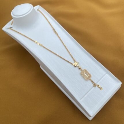 قلادة سبحة ذهب فاخرة عيار 21 الوزن 7.03 جرام