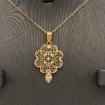 ⁦نصف طقم ذهب عيار 21 الوزن 3.58 جرام⁩ - الصورة ⁦2⁩
