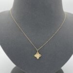 ⁦عقد ذهب عيار 18 وزن 1.77 جرام أناقة راقية⁩ - الصورة ⁦3⁩