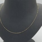 ⁦سلسال ذهب عيار 18 الوزن 1 جرام⁩ - الصورة ⁦5⁩