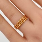 ⁦مرامي ذهب عيار 21 الوزن 3.6 جرام لمسة ذهب تكمل جمالك⁩ - الصورة ⁦2⁩