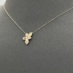 ⁦عقد ذهب عيار 18 الوزن 0.95 جرام⁩ - الصورة ⁦3⁩