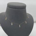 ⁦عقد ذهب عيار 18 الوزن 1.19 جرام⁩ - الصورة ⁦4⁩