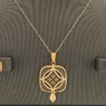 ⁦نصف طقم ذهب عيار 21 الوزن 3.68 جرام⁩ - الصورة ⁦4⁩