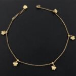 ⁦خلخال ذهب عيار 18 الوزن 3.32 جرام⁩ - الصورة ⁦2⁩