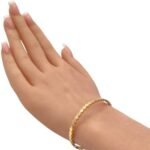 اسواره واقف ذهب عيار 18 الوزن 6.81 جرام