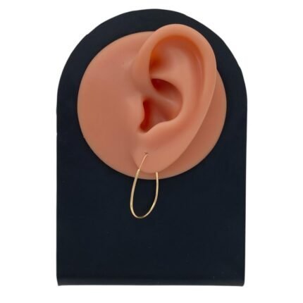 حلق ذهب عيار 18 الوزن 0.69 جرام