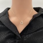 عقد ذهب عيار 18 الوزن 0.96 جرام