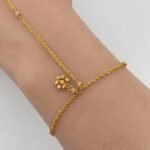 ⁦كف ذهب عيار 21 الوزن 2.57 جرام⁩ - الصورة ⁦2⁩