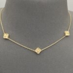 ⁦عقد وجهين ذهب عيار 18 الوزن 5.55 جرام⁩ - الصورة ⁦4⁩