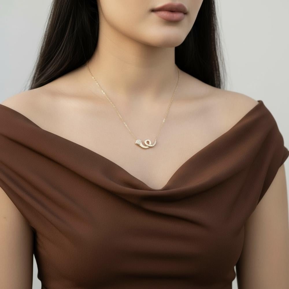 عقد ذهب عيار 18 الوزن 0.90 جرام عقد ذهب عيار 18 الوزن 0.90 جرام