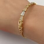 ⁦إسوارة وخاتم ذهب عيار 18 الوزن 9.01 جرام⁩ - الصورة ⁦4⁩