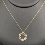 ⁦طقم ذهب عيار 18 وزن 6.39 جم أناقة فاخرة تمنحك حضورًا متألّقًا⁩ - الصورة ⁦6⁩