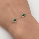 ⁦اسواره ذهب عيار 18 وزن 0.67 جرام لمسة ناعمة راقية⁩ - الصورة ⁦2⁩