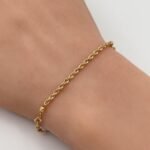 ⁦اسواره ذهب عيار 18 الوزن 1.08 جرام⁩ - الصورة ⁦3⁩