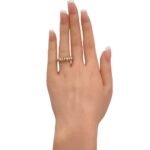 خاتم ذهب عيار 18 الوزن 2.18 جرام