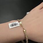 ⁦اسواره دوريكا ذهب عيار 18 الوزن 8.05 جرام⁩ - الصورة ⁦2⁩